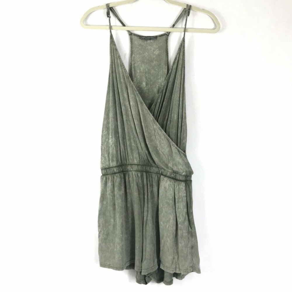 American Eagle Don't Ask Why Jumpsuit Romper Green